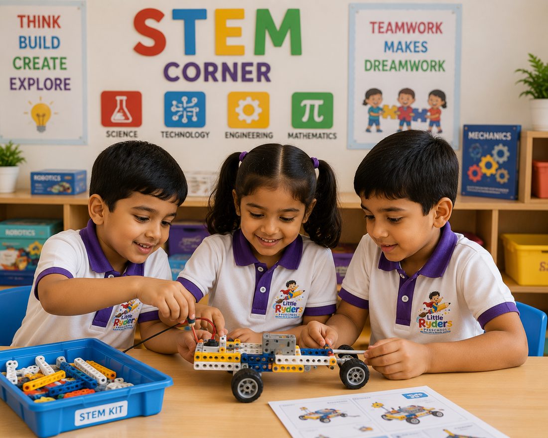 STEM corner at Little Ryders